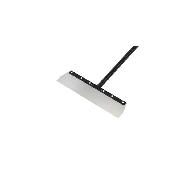 Floor Scraper, Square Spring Blade, 22", 60" Steel Handle